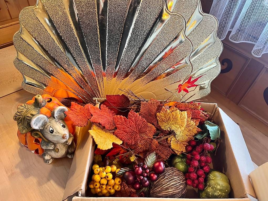 Alle Dekorationen: EINE GROSSE KISTE WEINACHTS-/HERBST DEKO   – Gebraucht aus Thun von amaretti25 1