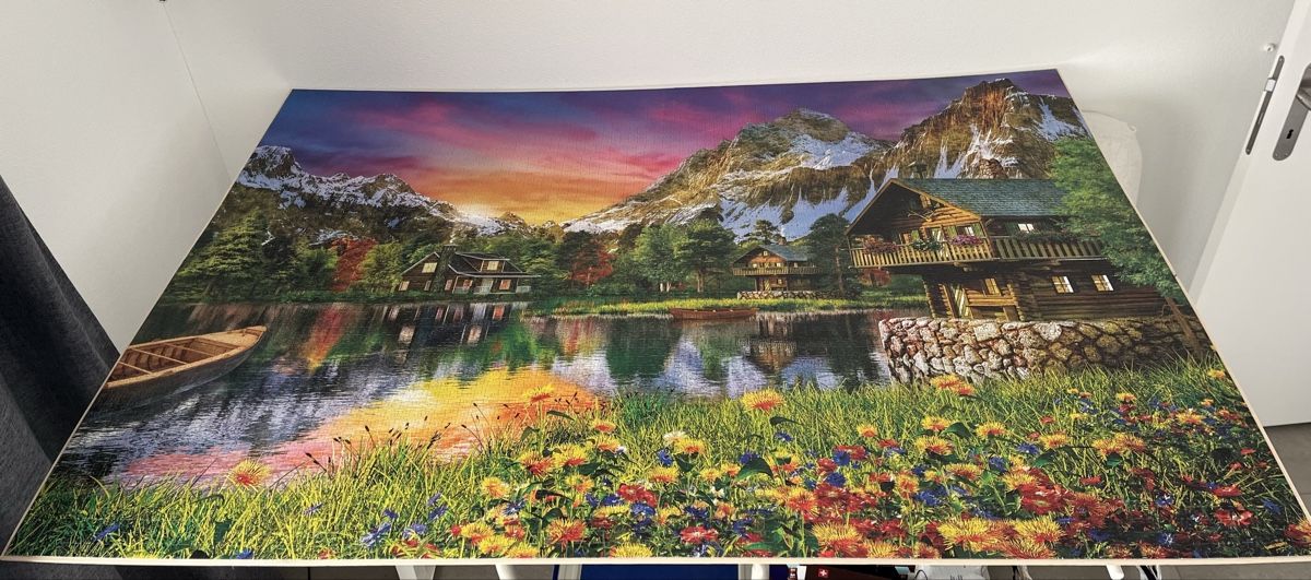 Clementoni Puzzle: Clementoni 6000 Puzzle Alpine Lake – Usato da Suhr venduto da Phile05 2