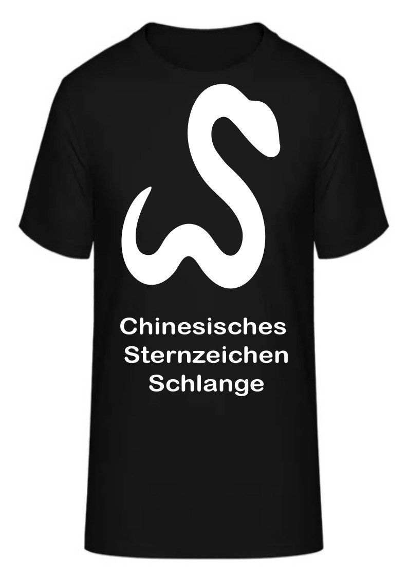 T-shirt: T-Shirt Chinesisches Sternzeichen Schlange – Nuovo e nell'imballaggio originale da Zürich venduto da HarlacherIT