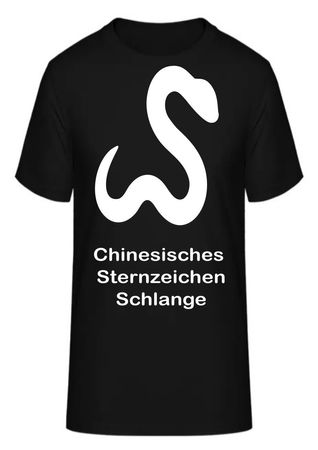 T-Shirt Chinesisches Sternzeichen Schlange