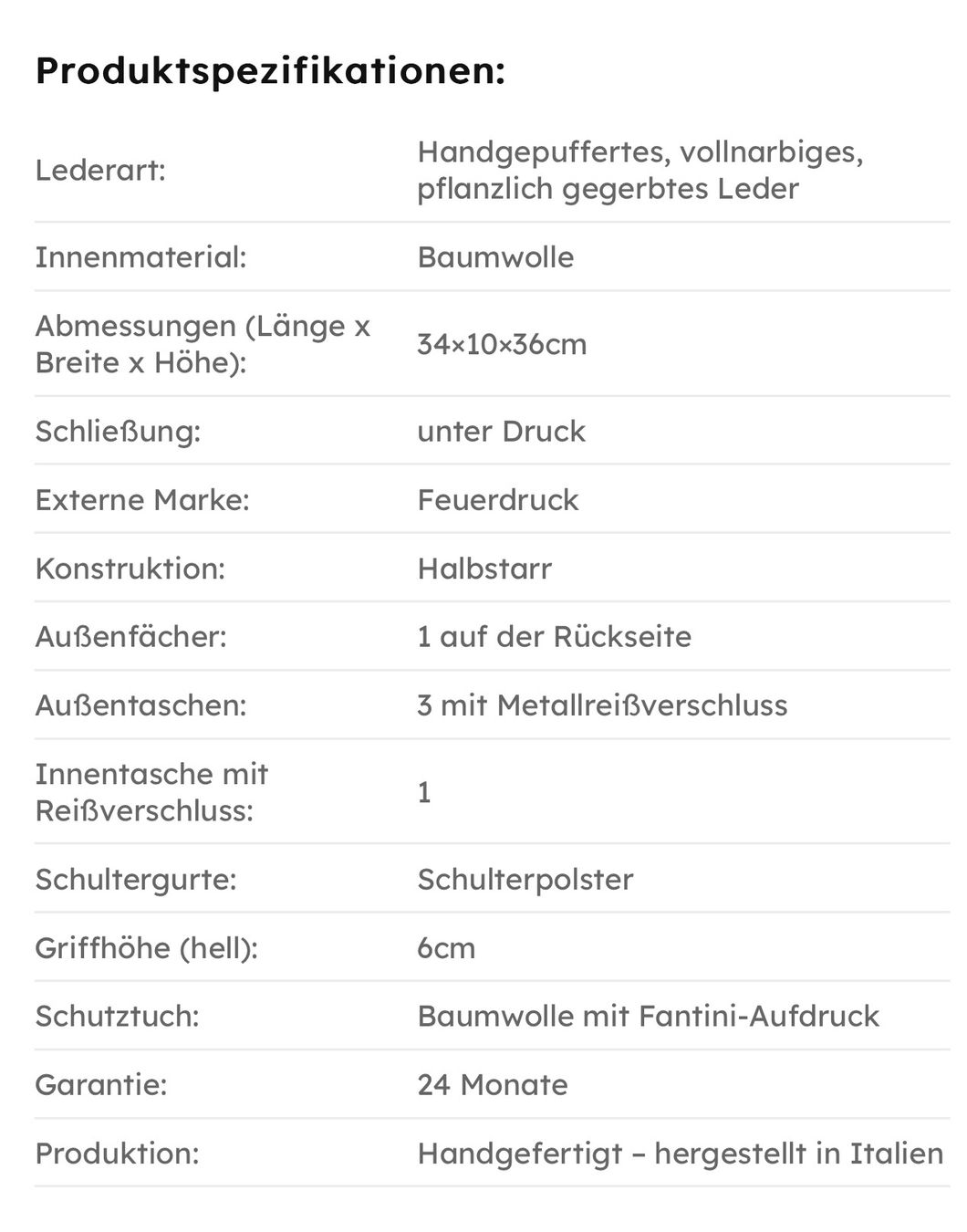 Zaini: Rucksack aus Santiago-Leder – Nuovo e nell'imballaggio originale da Wittenbach venduto da bes_k8vr 7