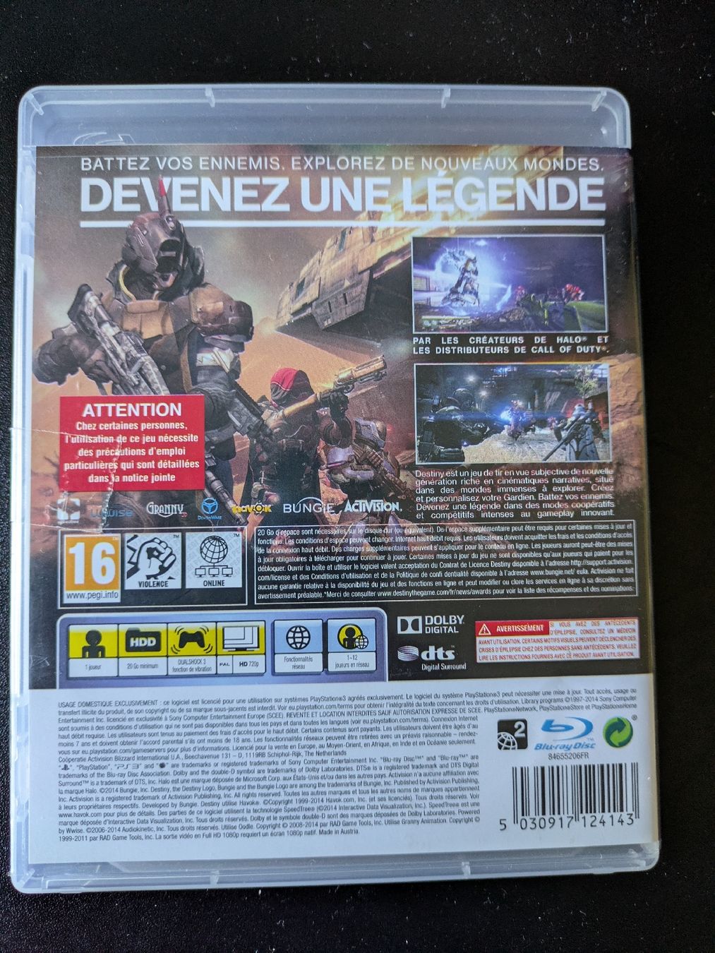 Sony Giochi: Jeu PS3 Destiny – Usato da Court venduto da Meirine 1