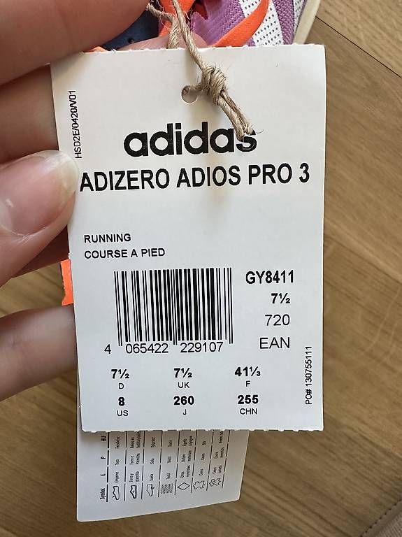 Adidas Scarpe da uomo: Marathon Running Shoes / Laufschuhe – Usato da Adliswil venduto da mir_w7lb 3