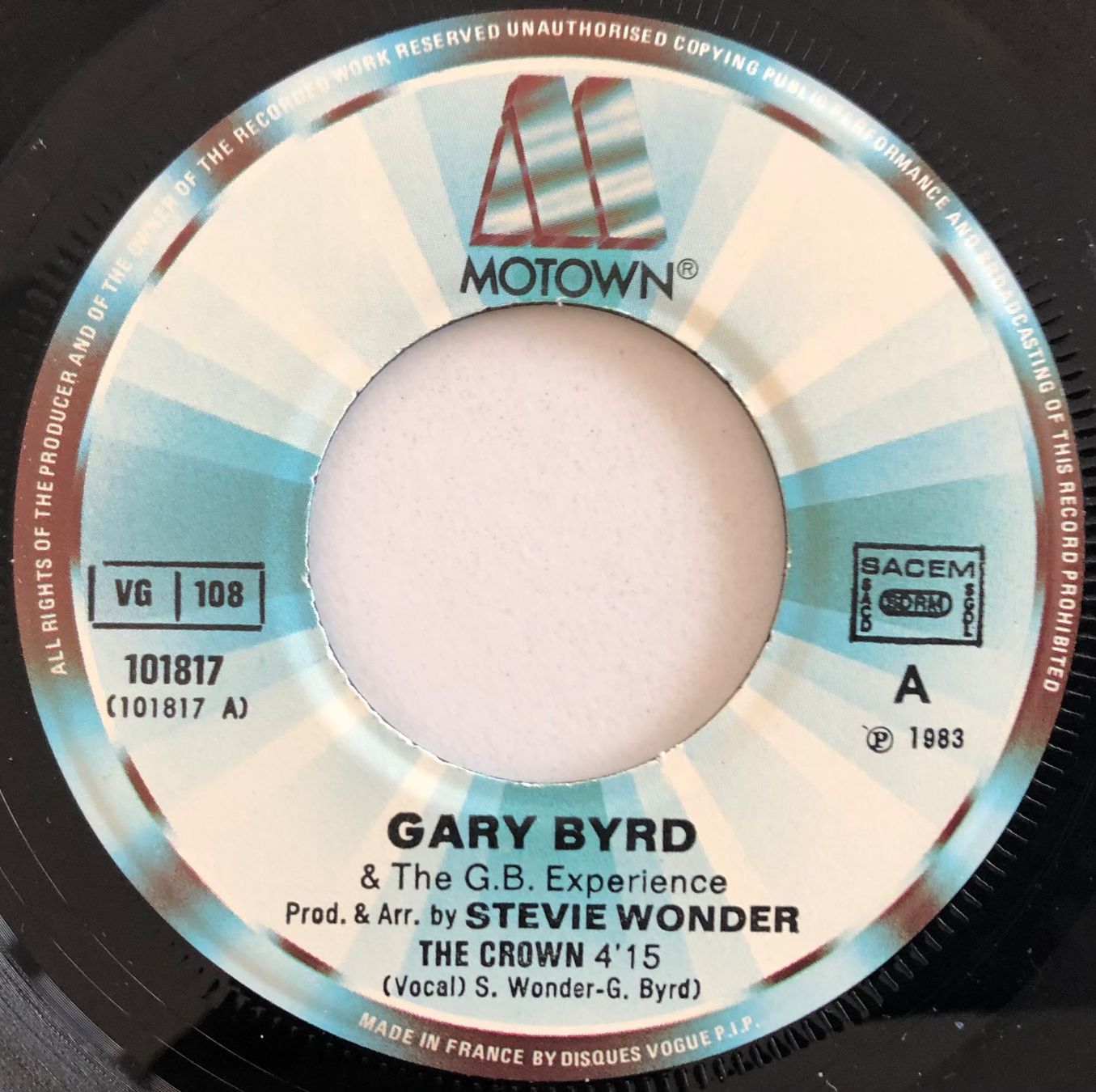 Dischi in vinile: GARY BYRD & THE G.B. EXPERIENCE - THE CROWN – Usato da Poliez-Pittet venduto da Newtown-Records 2