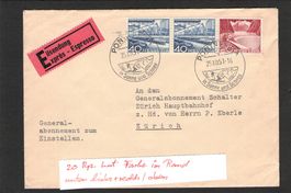 Abart: Pontresina - Zürich , 25.Xll.1951