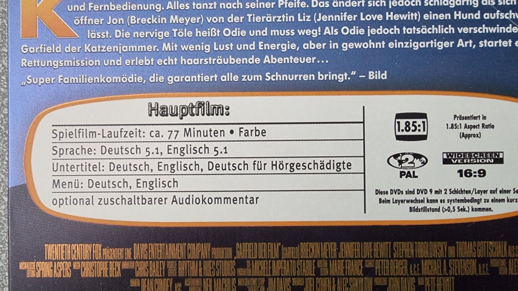 Tutti i DVDs: DVD Garfield 1&2 Steelbook – Usato da Oetwil am See venduto da fineli2 1
