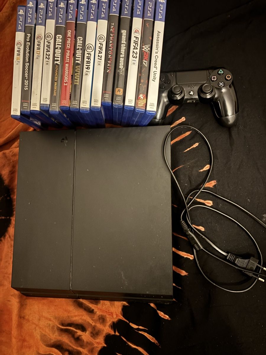Sony Konsolen: Pack Console PS4 500Go + 1 Manette + 13 Jeux – Gebraucht aus Genève von Abdi27