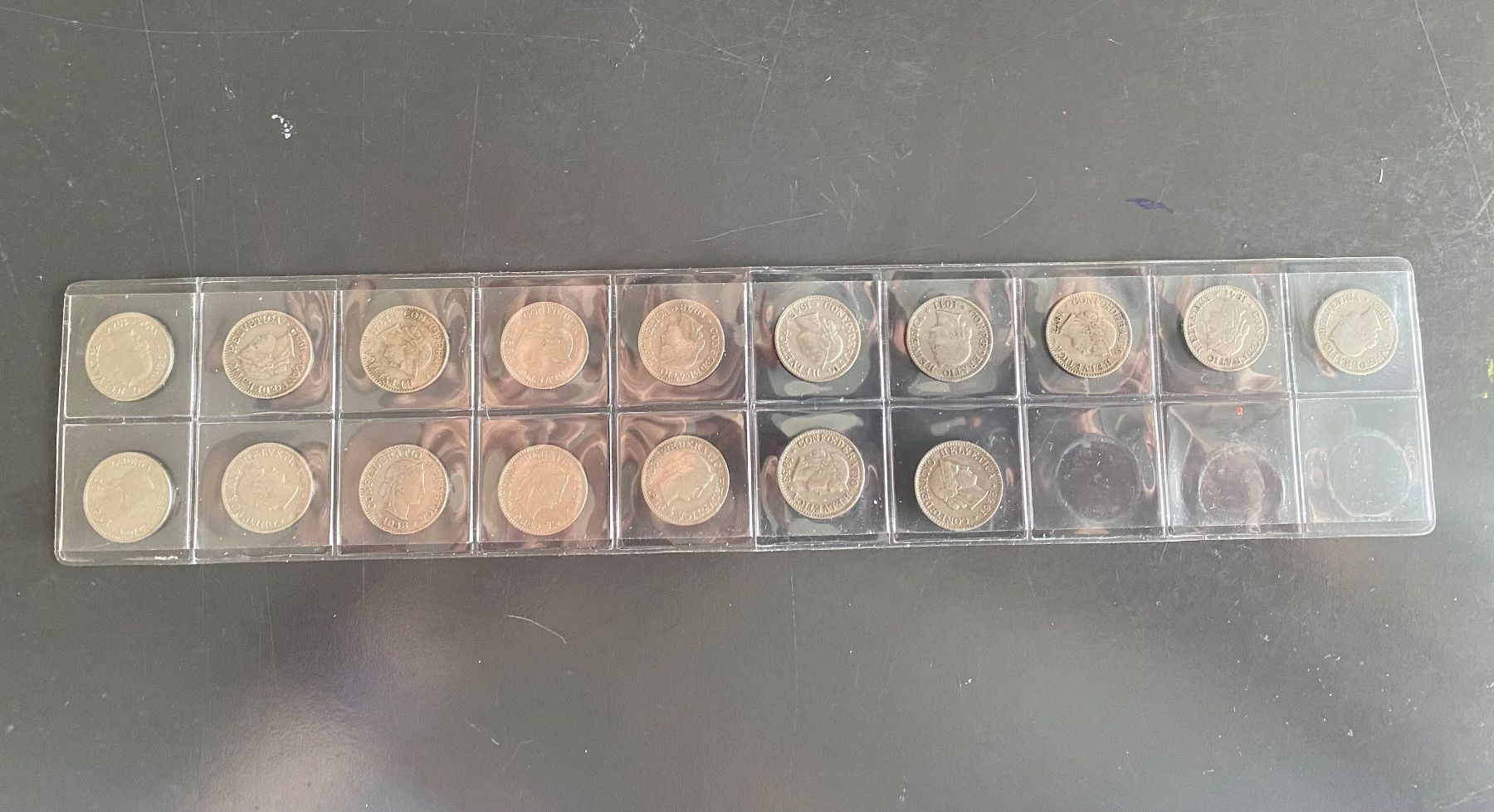 Alle Münzen: Pièces 5 centimes Confédération Suisse 1910-1962 – Gebraucht aus Lausanne von Csamadhi 9