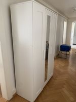 Weisserschrank mit Spiegel, 3-türig, leicht gebraucht
