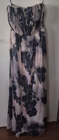 Maxidress Little Mistress floral rosa size 42, strapless