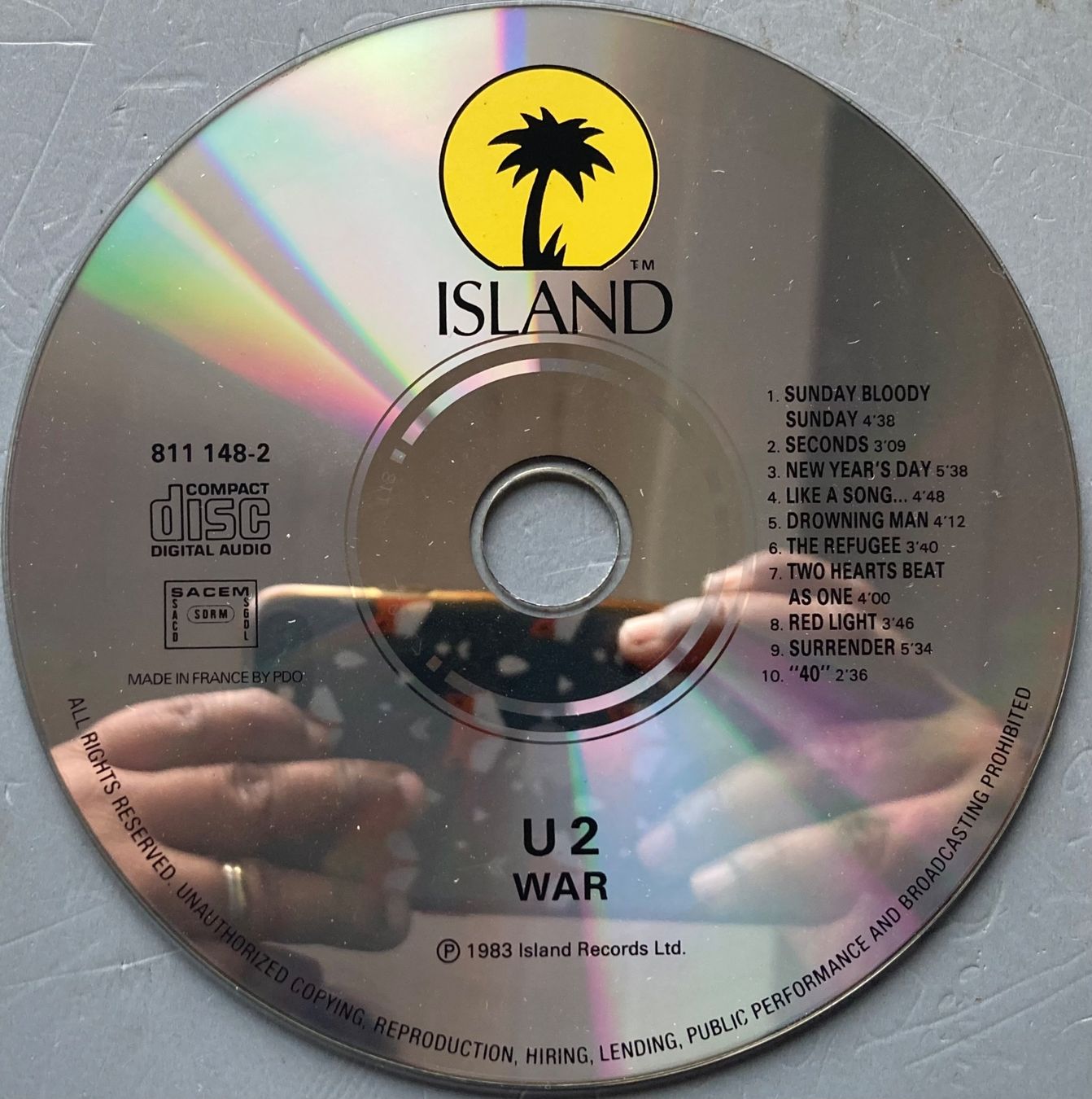 CD: U2 - WAR – Usato da Poliez-Pittet venduto da Newtown-Records 2