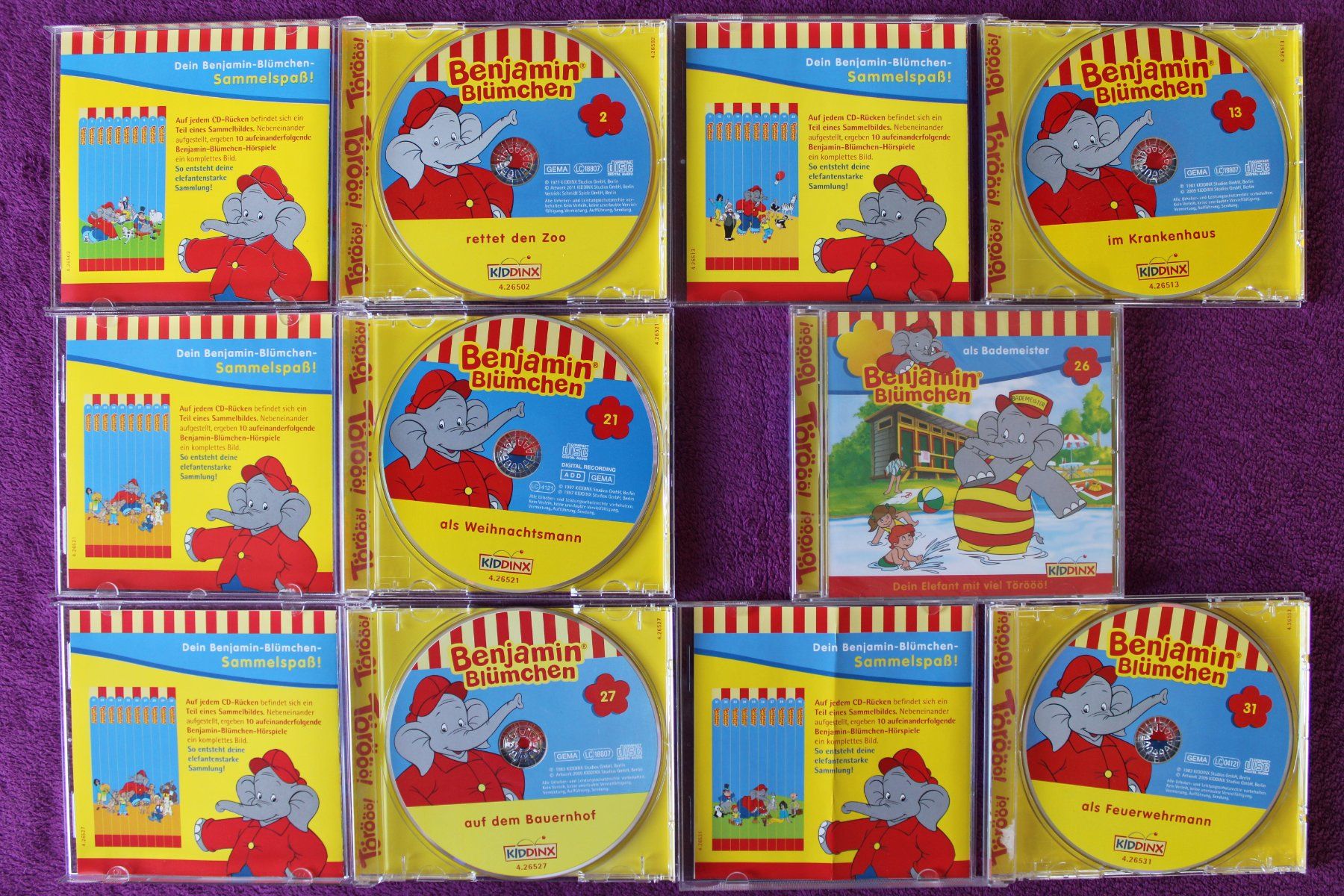 CD: 6 - Benjamin Blümchen - Hörspiel - CD´s – Usato da Müllheim Dorf venduto da Seeeule01 7