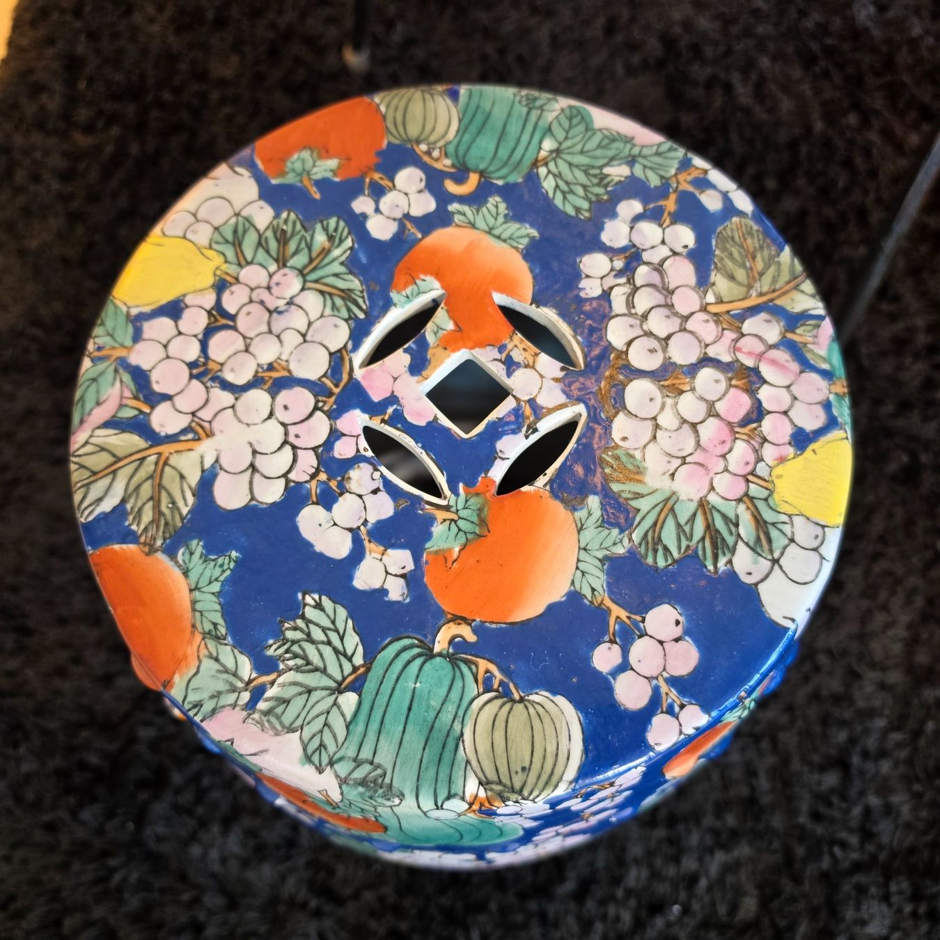 Sgabelli: Chinese Ceramic Garden Stool, Keramik Hocker, Handarbeit – Usato da Nottwil venduto da Wondewa-Shop 4