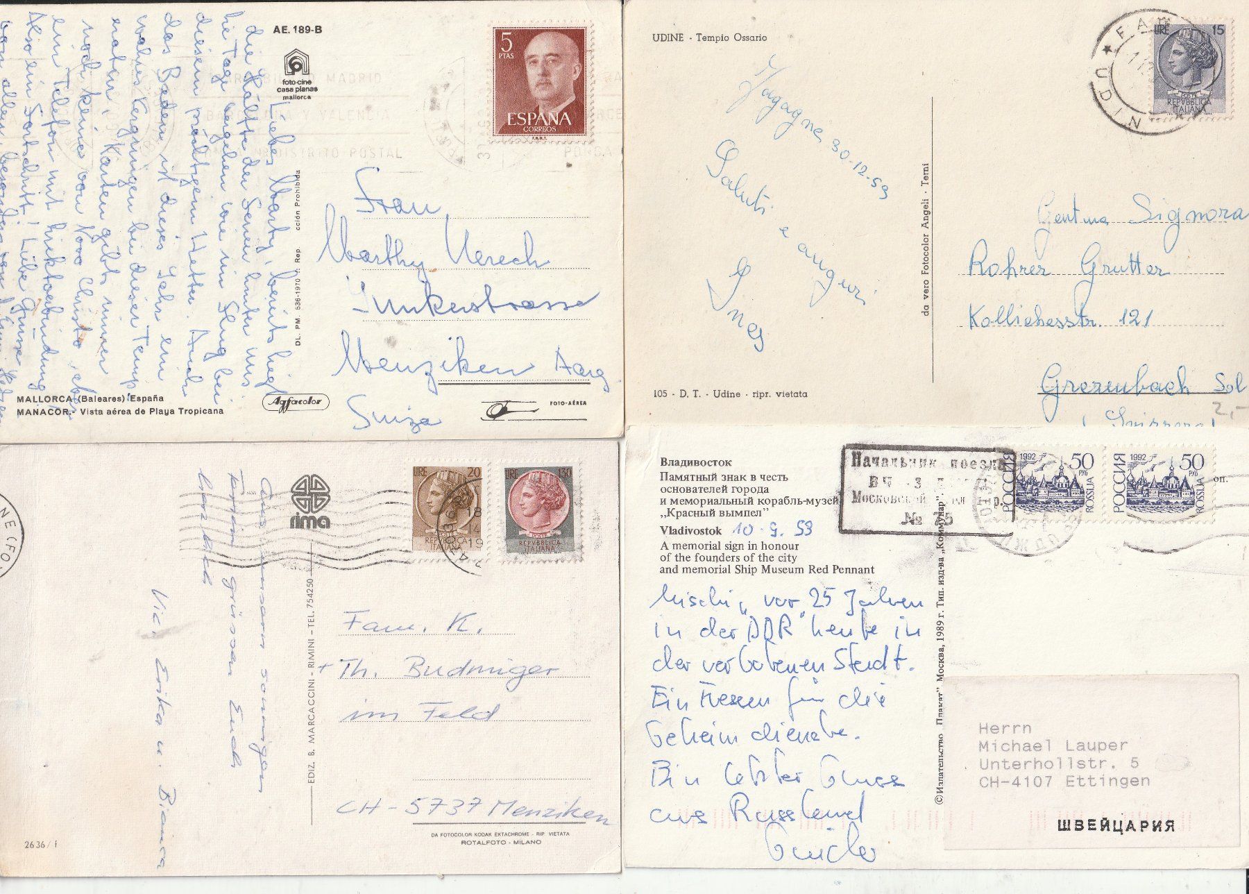 Cartoline postali: 20 Diverse Karten Ausland – Usato da Lumbrein venduto da made02 9