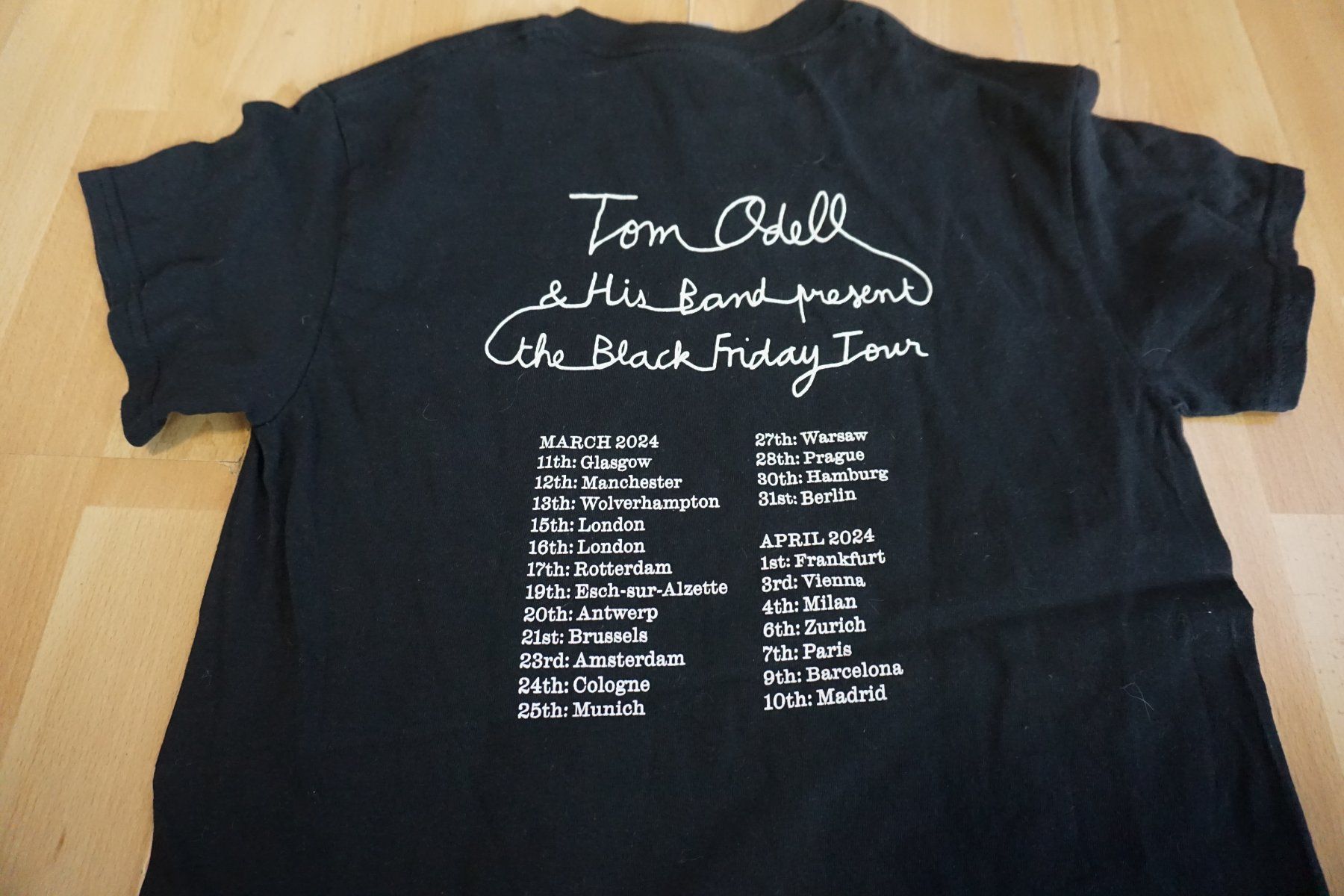 T-shirt: T-Shirt Tom Odell, Grösse S – Usato da Zürich venduto da einalemjena 4