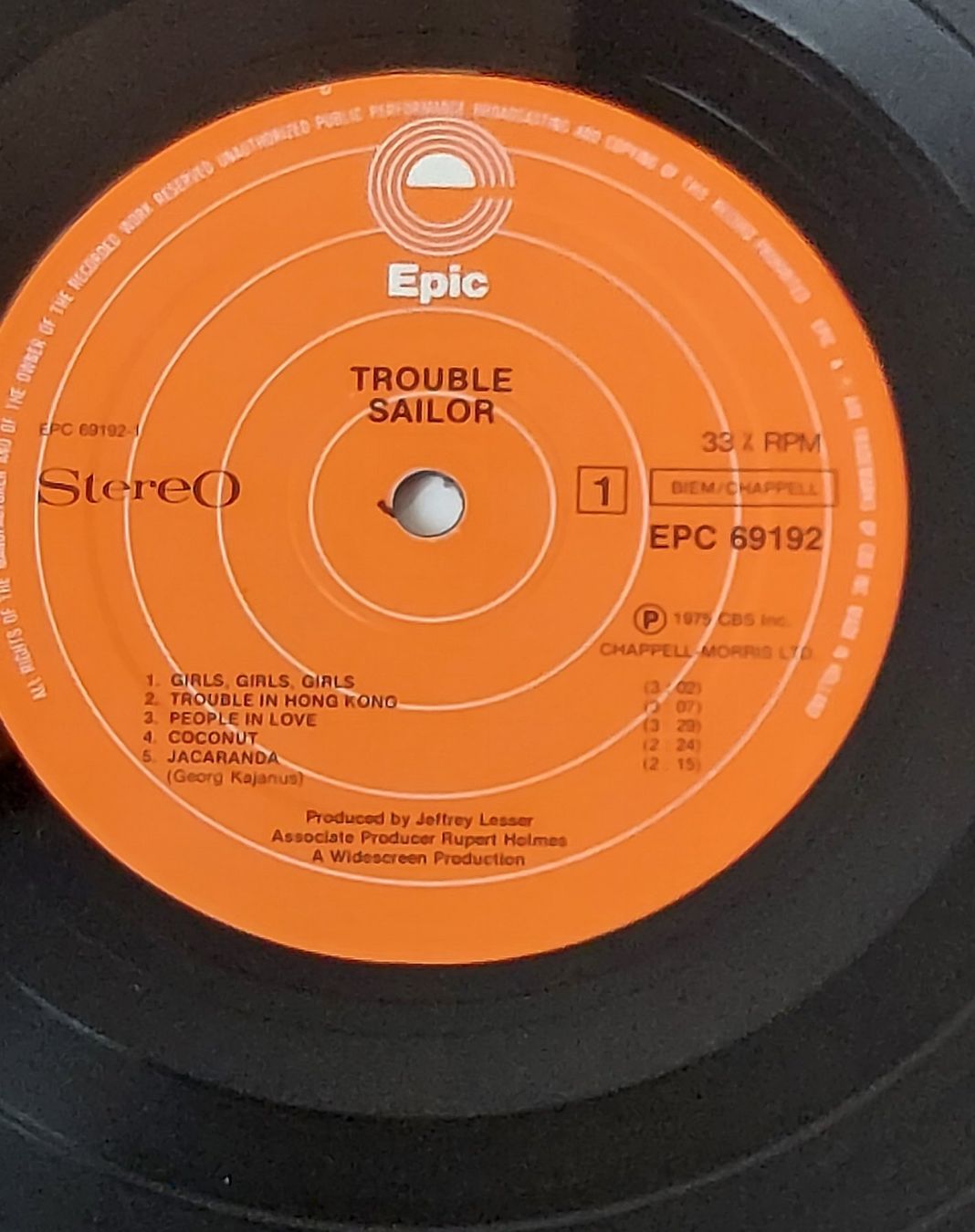 Dischi in vinile: LP - SAILOR - TROUBLE – Usato da Steckborn venduto da Quo7 1