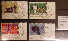 4273) 334-337, Werbemarken ET Vollstempel Kt. 250.-