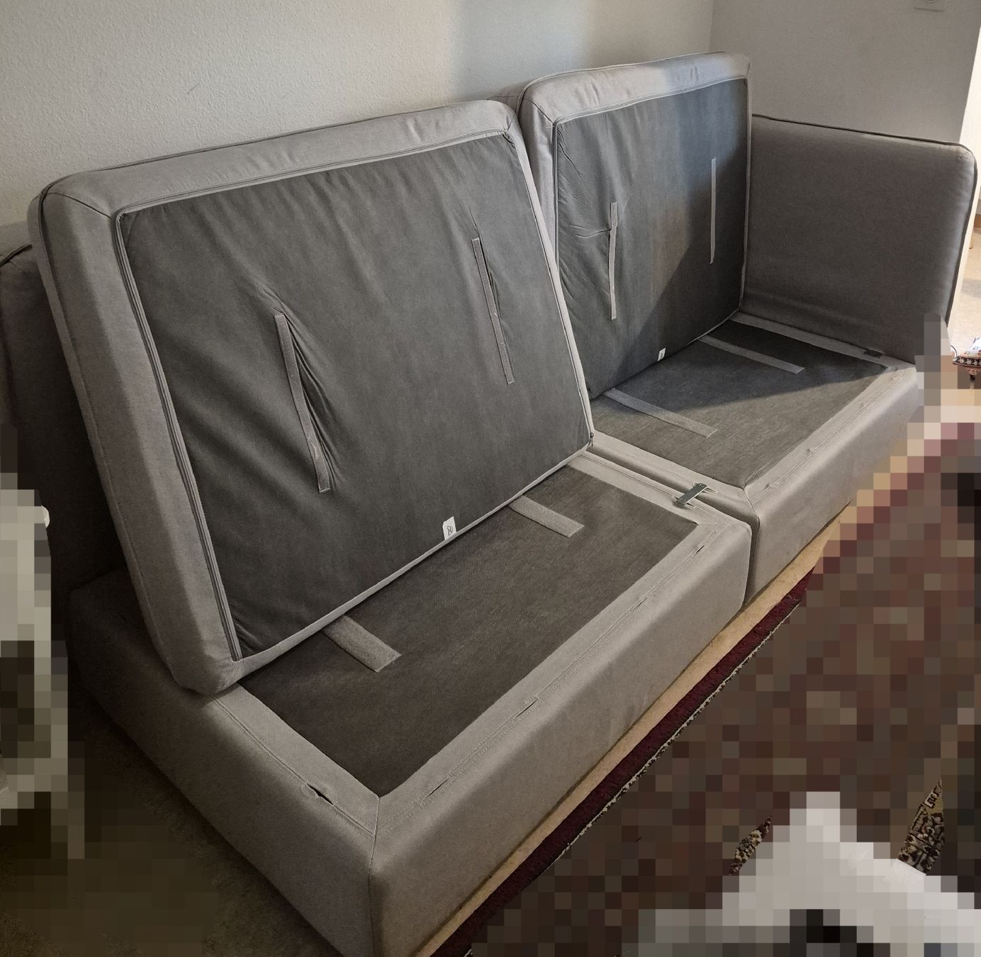 Ikea Divani: IKEA VALLENTUNA Sofa Canapé hellgrau – Usato da Zürich venduto da bacarozzo 2