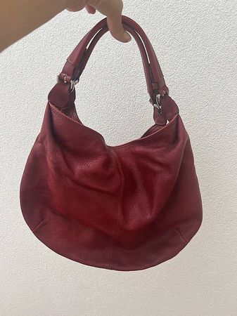 Sac cuir rouge Furla 