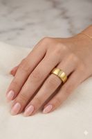 Massiver 18kt Gold Diamant Ring 14.4g – 750 FJ SWISS Ehering