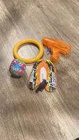 Spielzeug Konvolut Ball gelb Ring Wasserpistole orange Raceb
