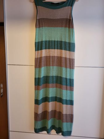 Hallhuber-Maxikleid (S) mit passendem Unterkleid