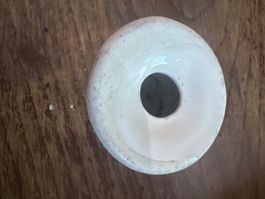 Ancien encrier en verre