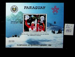 PARAGUAY BLOC DE  TIMBRES  NEUF** 1987. COTE 20 EUROS /T179