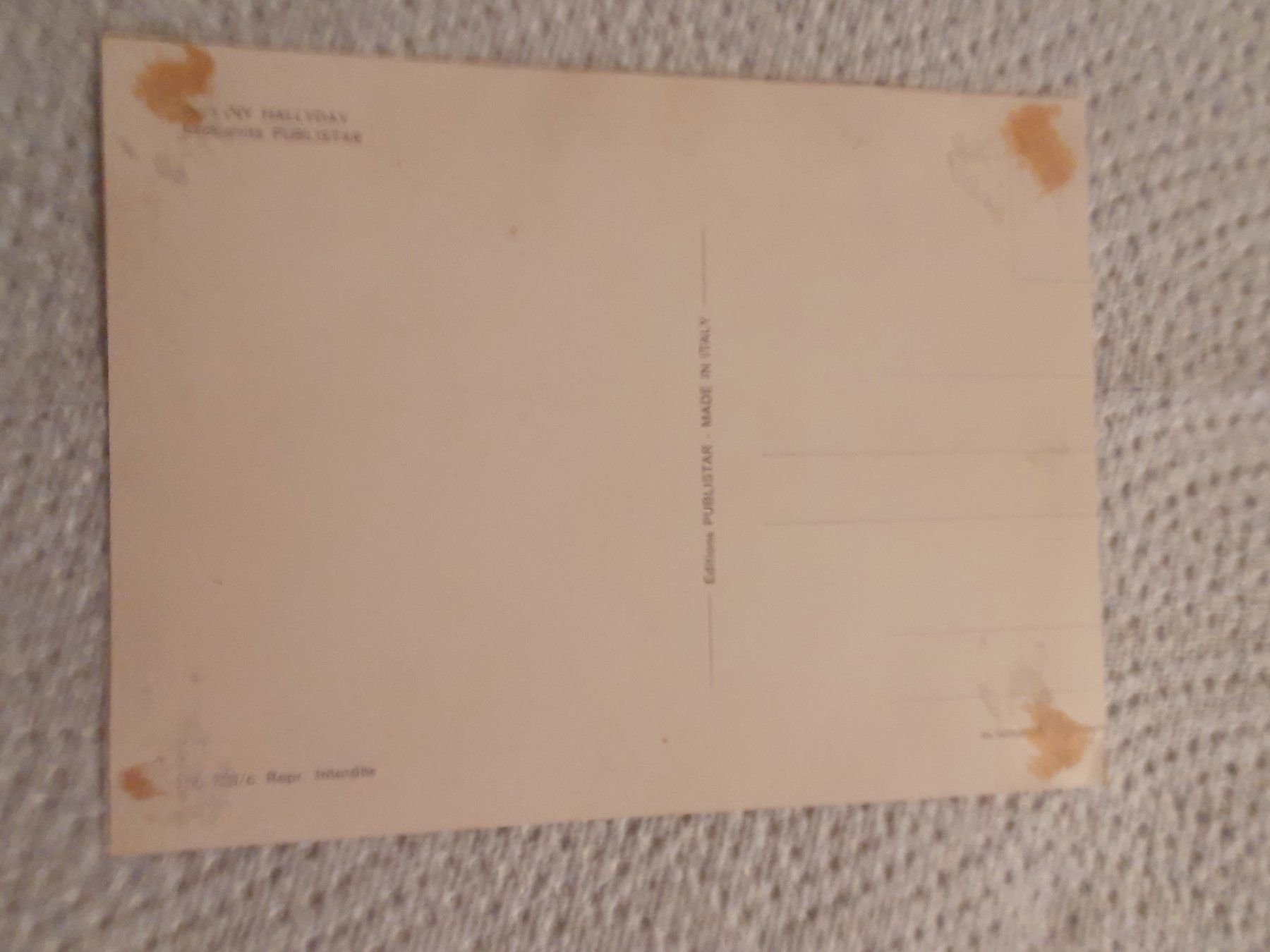 Autografi: Autographe Johnny hallyday – Usato da Belmont-Lausanne venduto da MikeC 1
