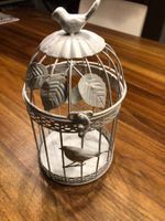 Deko-Vogelkäfig für Kerze oder anderes, neuwertig