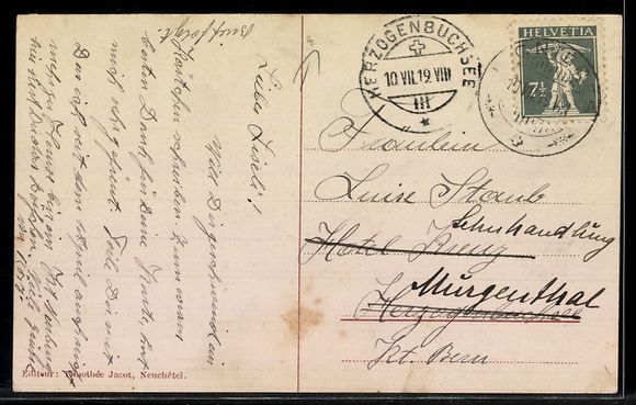 Cartoline postali: AK Lignières, Vue générale – Usato da Berlin venduto da bartko-reher 1