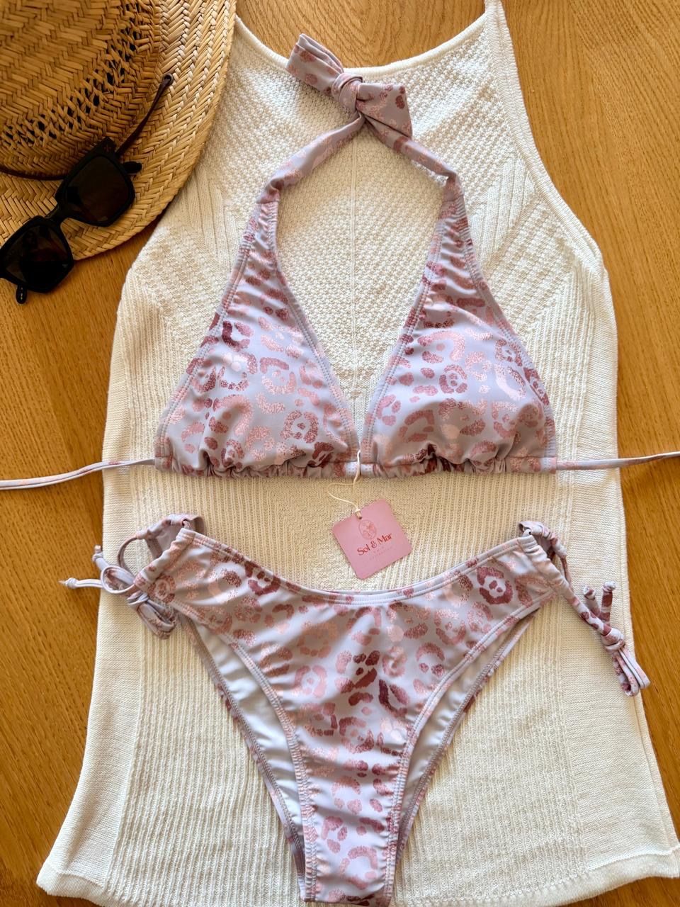 Costumi da bagno & Bikini: ✨Chic Leopard Print Bikini Set L - Neu  Gratis Versand – Nuovo e nell'imballaggio originale da Gockhausen venduto da Agus_acu