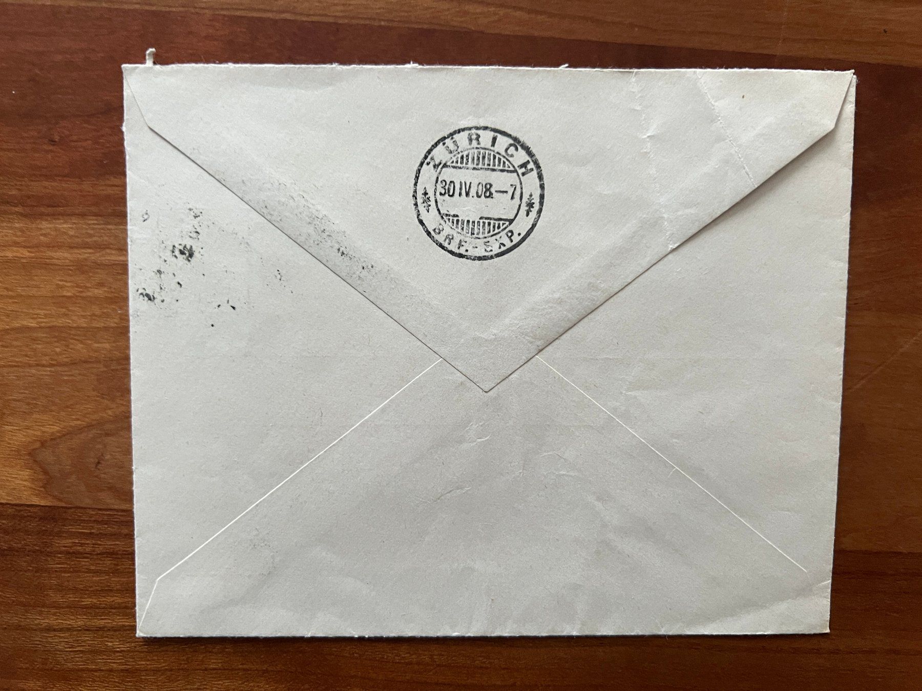 Tutti i francobolli: CH 1908  Brief mit super Frankatur   (V674) – Usato da Hinwil venduto da Sidi4 1