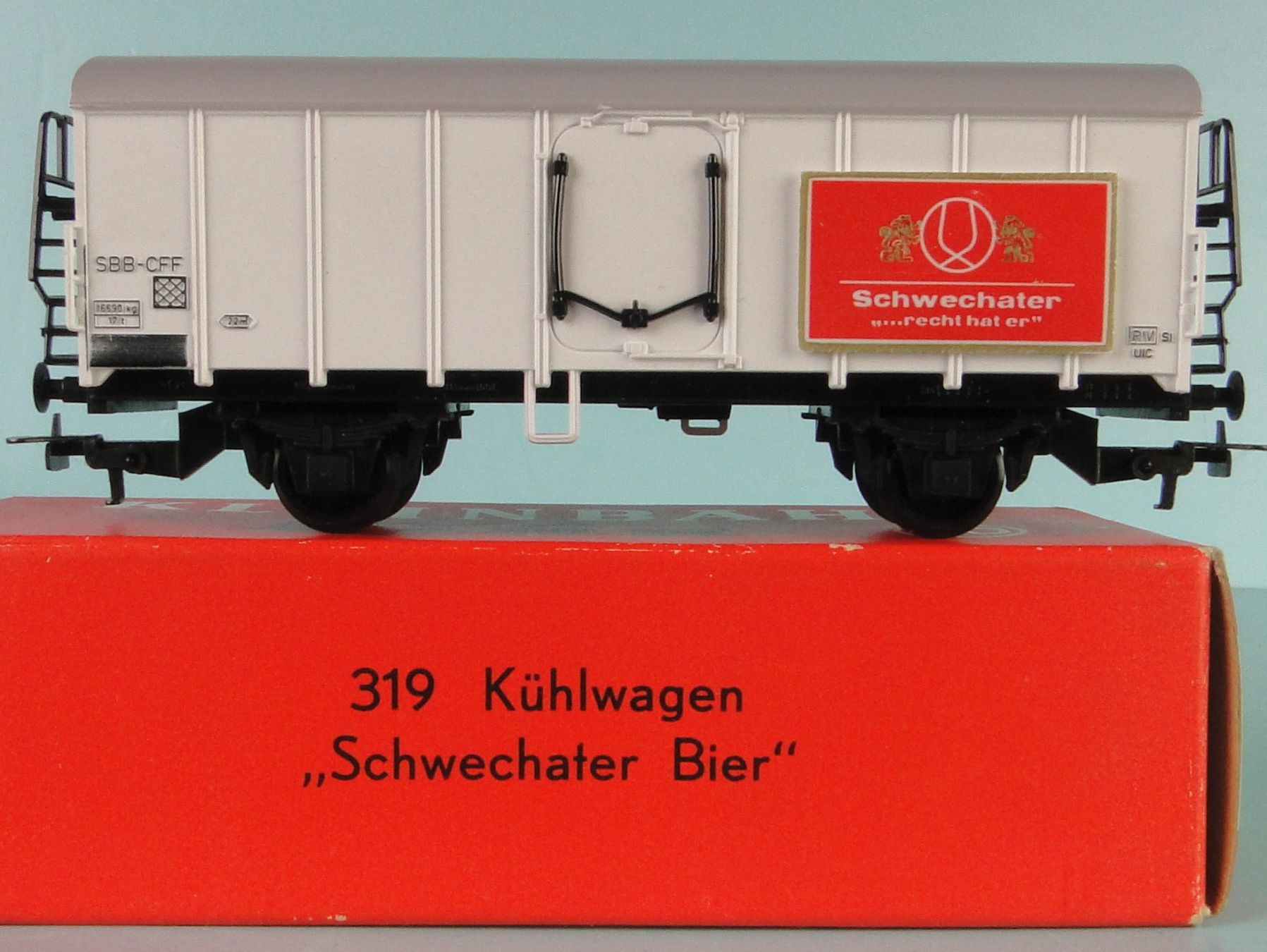 Kleinbahn Modelleisenbahnen: Kleinbahn 319 SBB Schwechater Bier, NEU – Gebraucht aus Bülach von cann11
