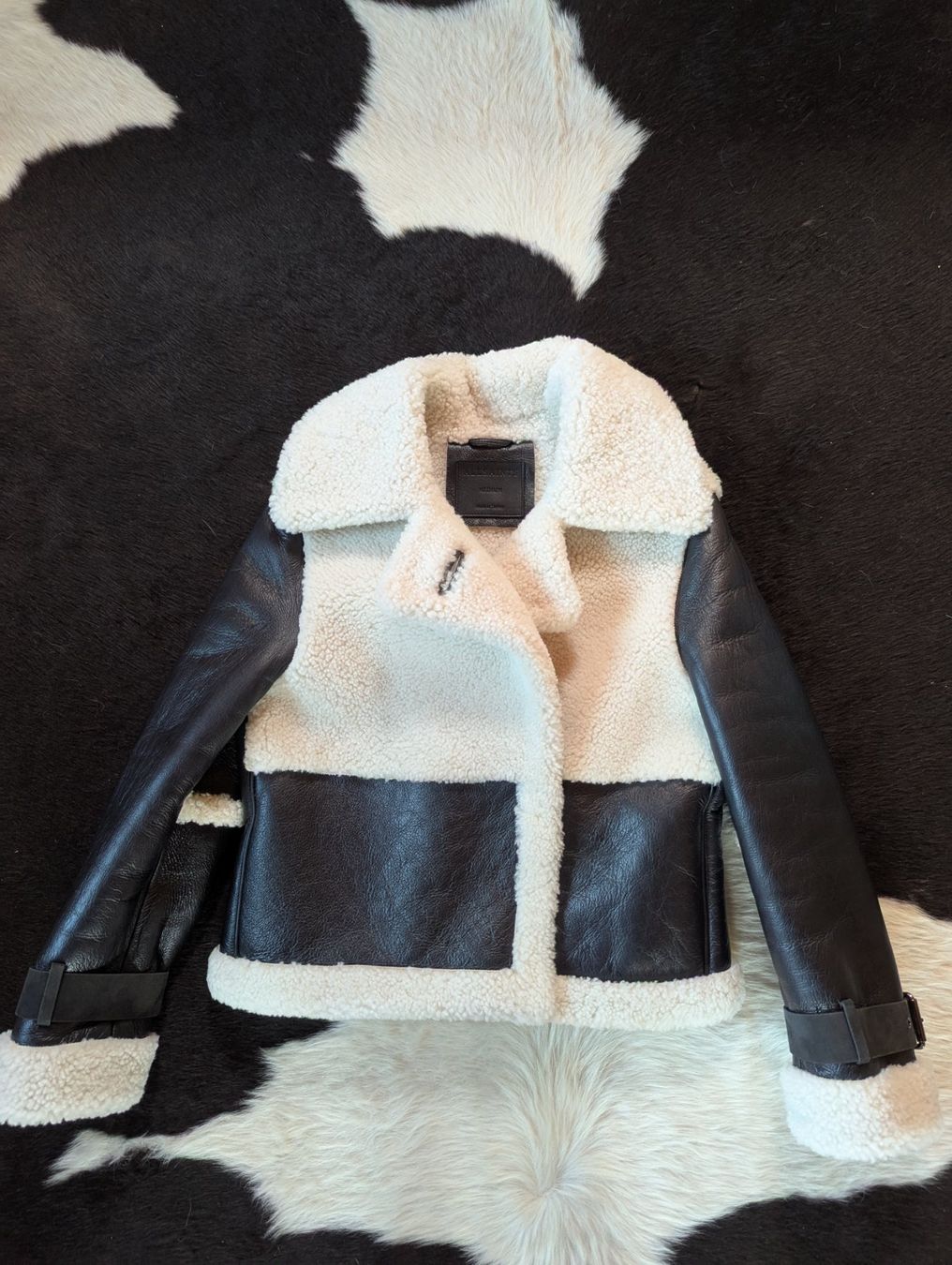 Allsaints Vestes: All Saints shearling leather jacket – Neuf (Voir description) à Altendorf par jak_lkk8 4