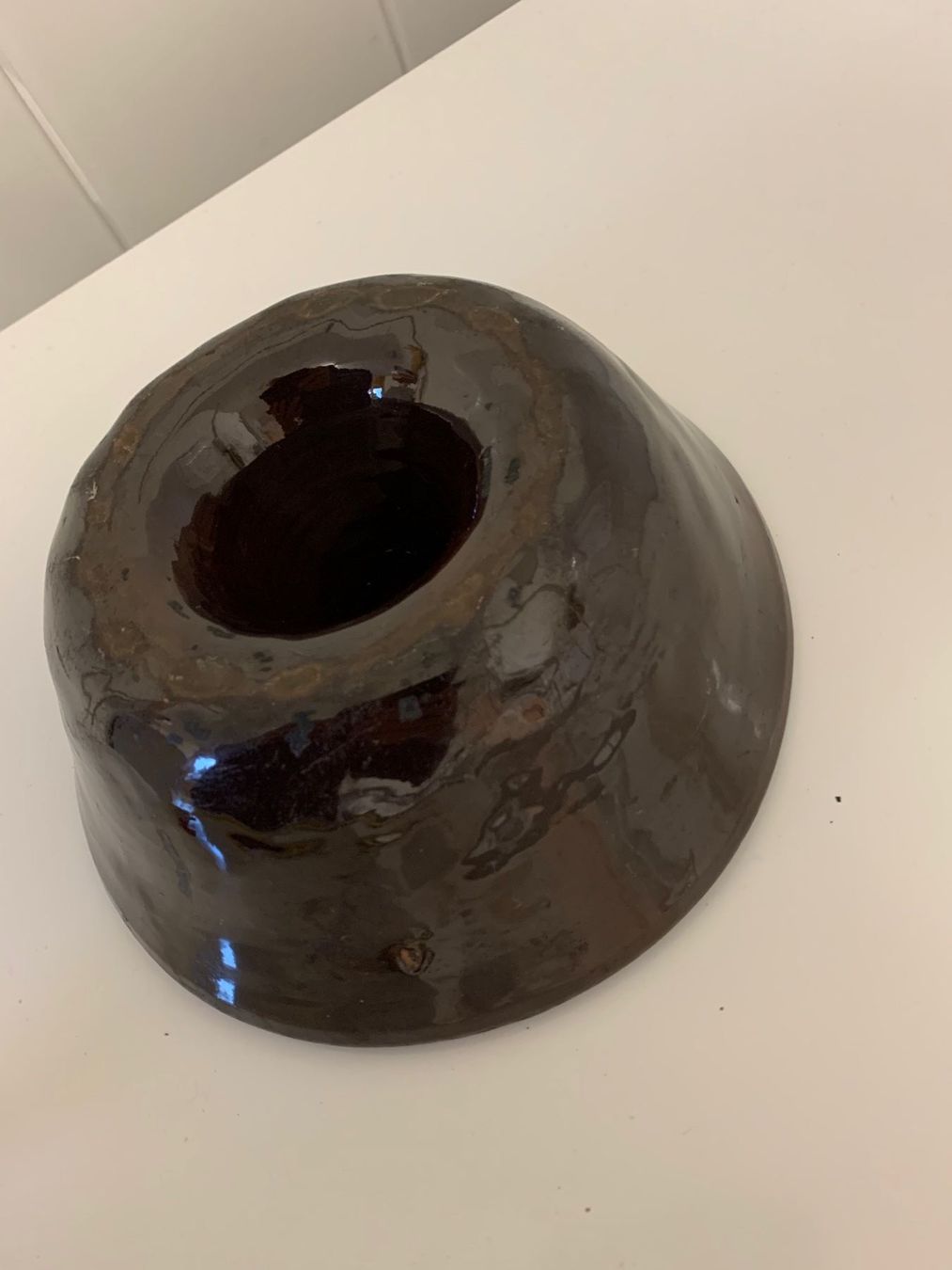 Teglie da forno: Gugelhopfform, antik, braun glasiert – Usato da Flims-Waldhaus venduto da 5_egg 1