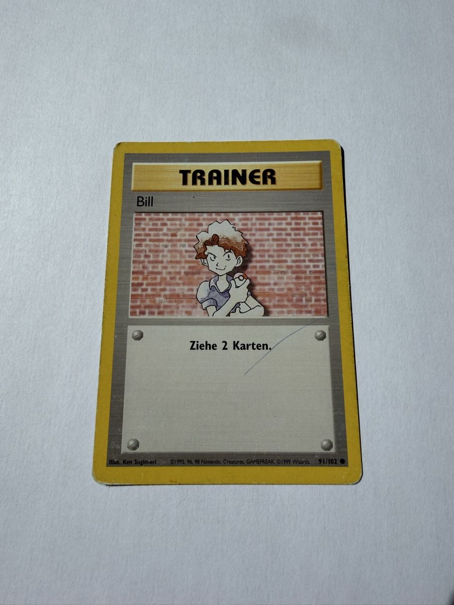 Pokémon Carte collezionabili: Pokemonkarte Bill Base set – Usato da Willisau venduto da Neiro77