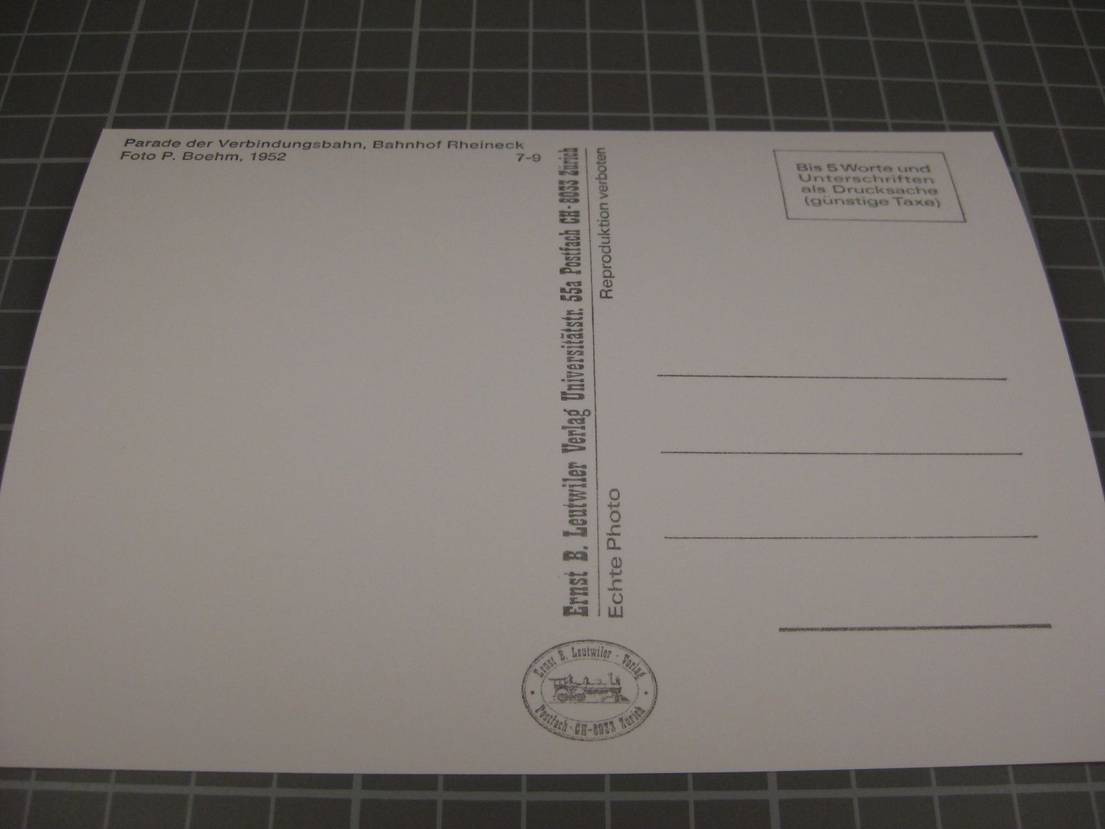 Cartoline postali: AK Rheineck mit zwei Tram – Nuovo (secondo la descrizione) da Malters venduto da Marosko 1