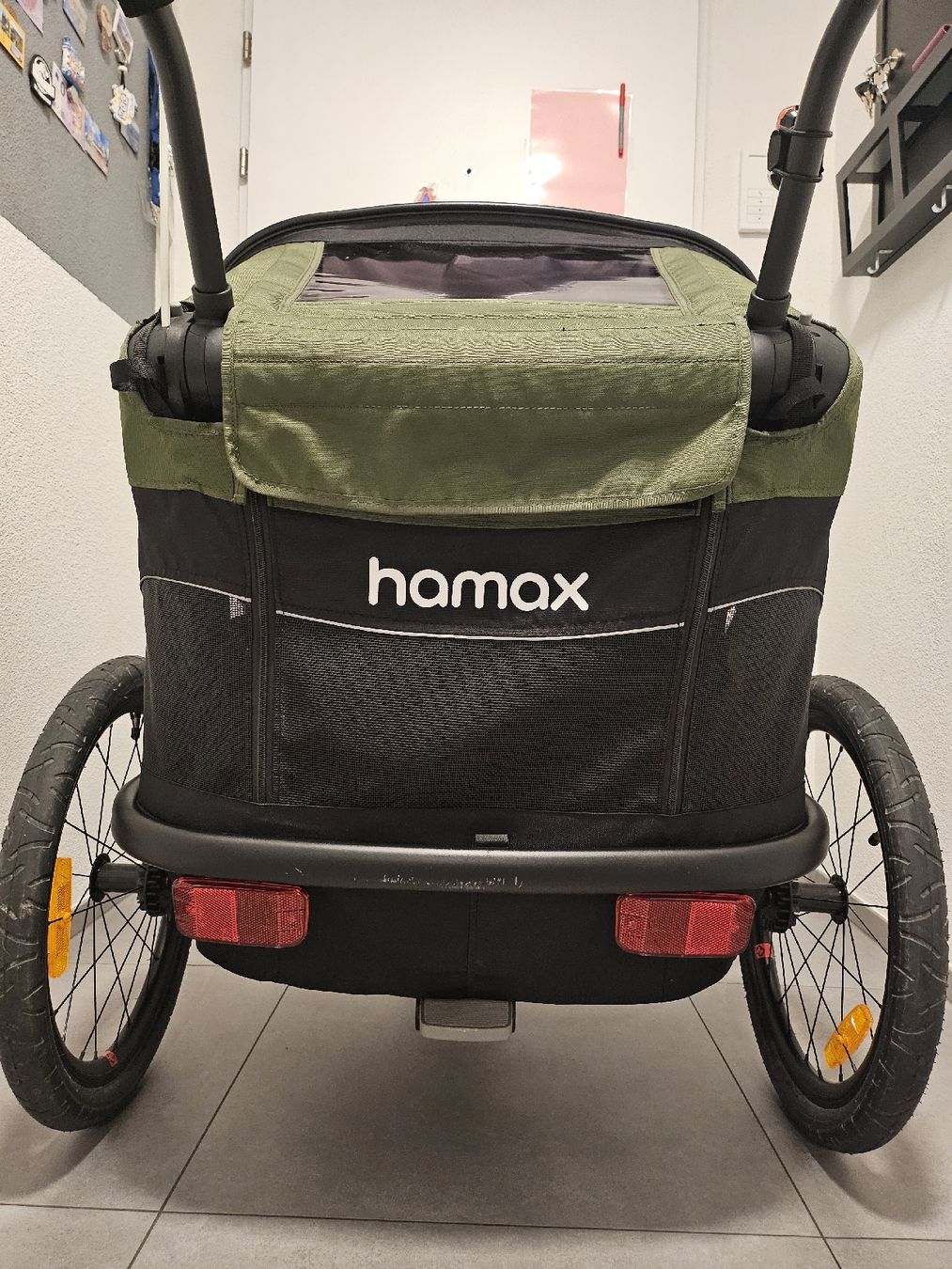 Hamax Rimorchi: Hamax Kinderfahrradanhänger Outback 2in1 – Usato da Baar venduto da Naedels-Kreationen 6