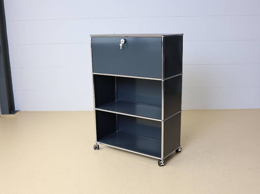 USM Scaffali: USM Haller Highboard Anthrazitgrau Lieferung&Umbau möglich – Usato da Meinisberg venduto da atelier_TILIJA 2