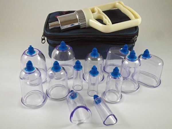 Dispositivi per massaggi: Schröpfglas Set Acrylglas 13 teilig – Nuovo e nell'imballaggio originale da Dübendorf venduto da first1