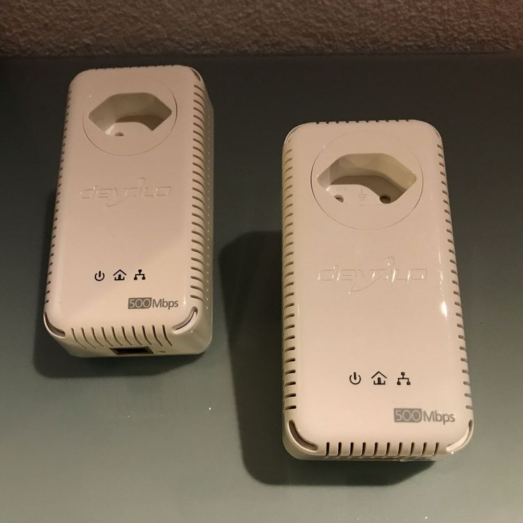 Powerline Devolo LAN 500 duo+ / AVplus - Sender + Empfänger (Gebraucht