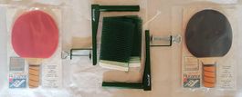 Tischtennis SET Tischtennis-Rackets Tischtennis-Pfosten NEU