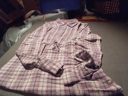 Bluse Grösse 152/158 Kids, weiss/violett