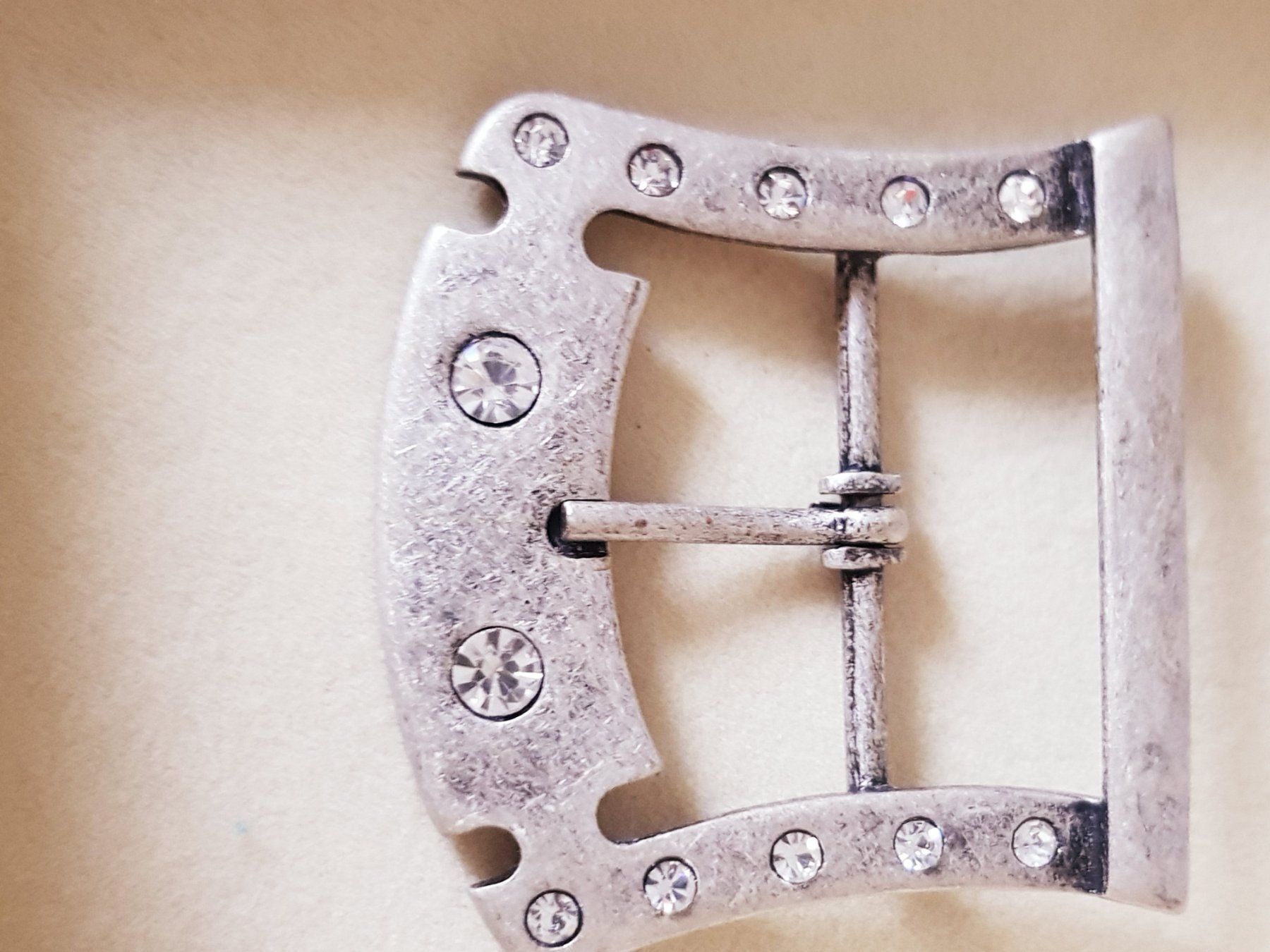 Fibbie per cinture: Swarovski Gürtelschnalle Altsilber – Nuovo e nell'imballaggio originale da Menziken venduto da Zyropa 1