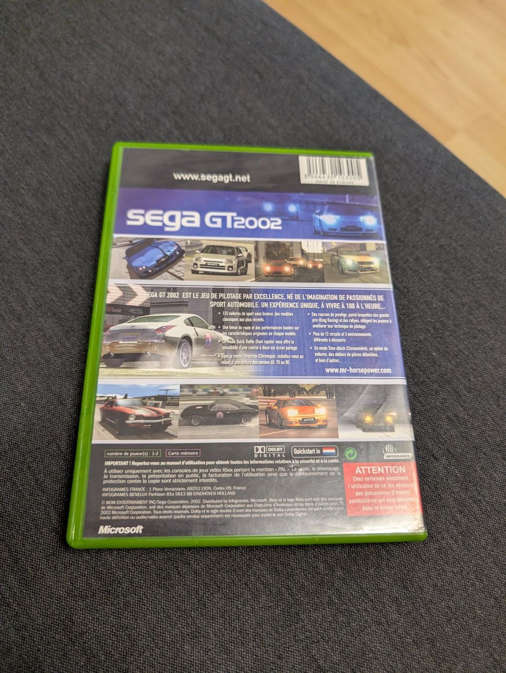 Giochi: Sega GT 2002 Microsoft Xbox – Usato da Giubiasco venduto da Ticinerd 1