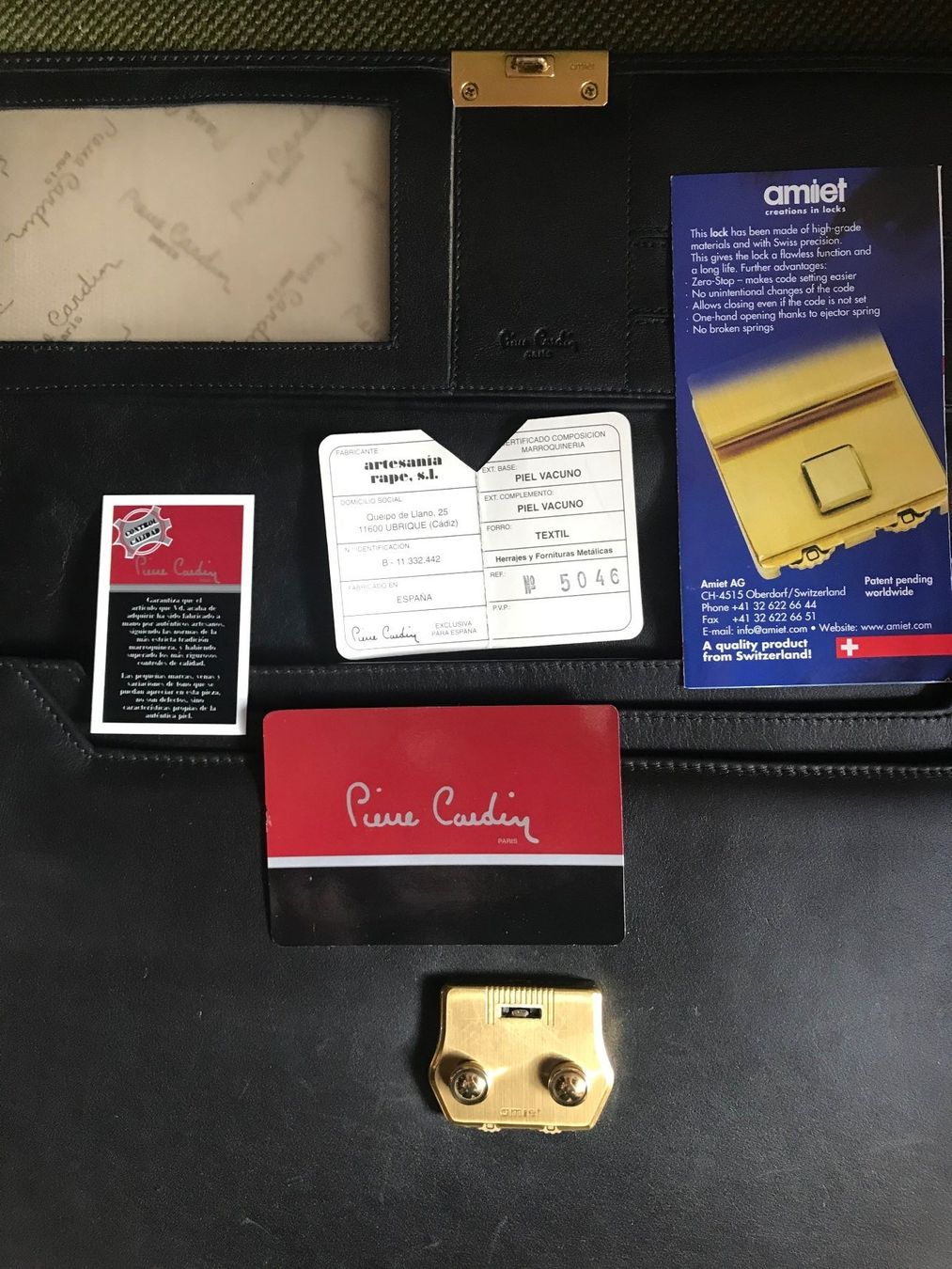 Pierre Cardin Borse: Serviette Pierre Cardin cuir – Nuovo (secondo la descrizione) da Basel venduto da Maria-Alexa 6