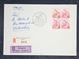 CL23 Enveloppe + Timbre Suisse 1949