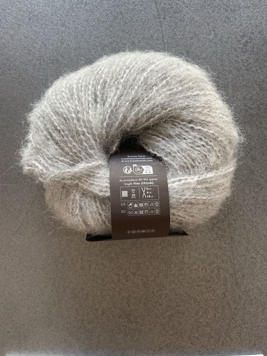 Lana: Rowan Alpaca Sparkle Garn hellgrau 2x 50g neu – Nuovo e nell'imballaggio originale da Lenzerheide/Lai venduto da ale_57ys 3