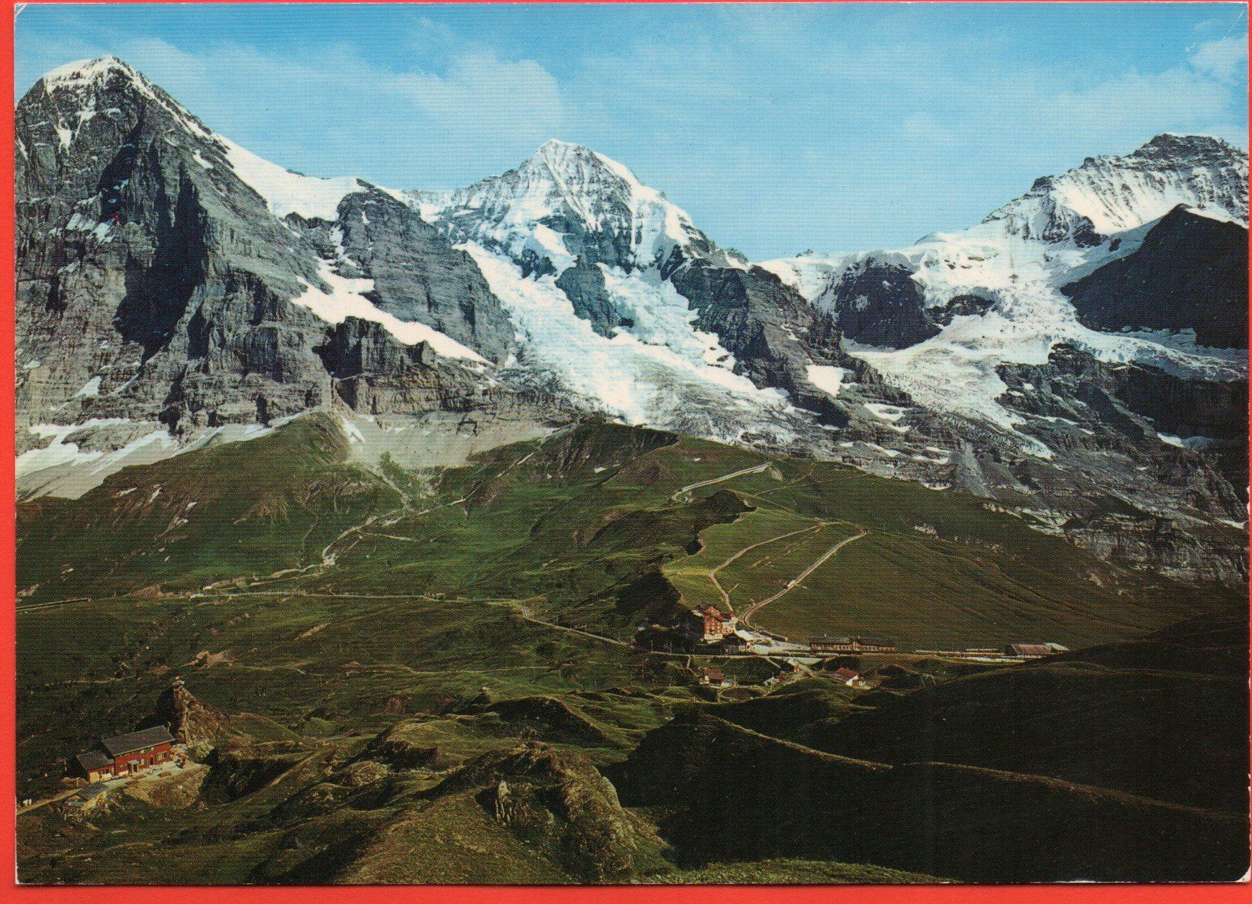 Cartes postales: 3 Ansichtskarten GRINDELWALD Kleine Scheidegg, Jungfraujoch – Neuf (Voir description) à Jona par philajona